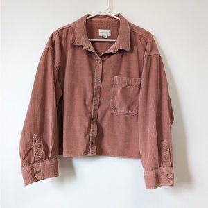 American eagle corduroy shirt